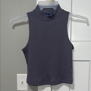 Old Navy Charcoal Ribbed Tank Top